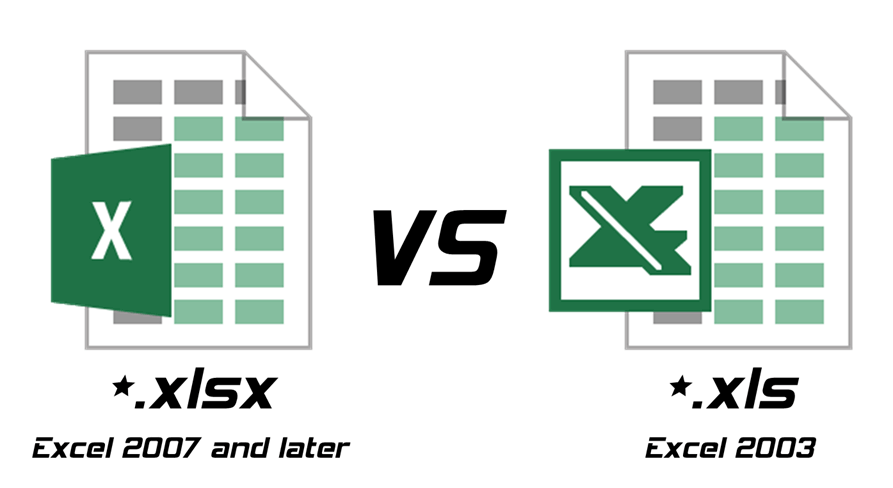 Difference between XLS and XLSX