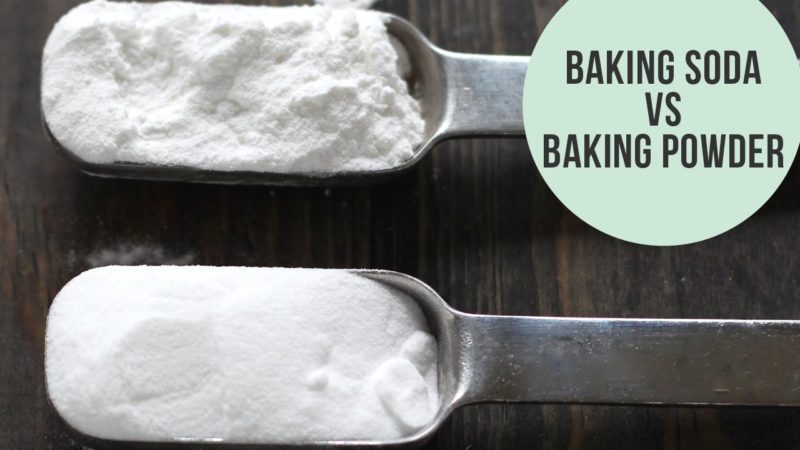 difference between baking soda and baking powder 