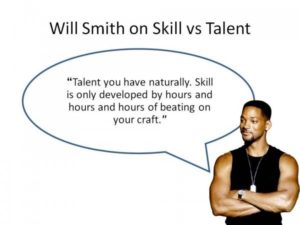 Difference between Talent and Skill