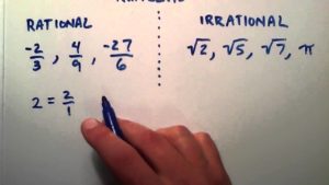 difference between rational and irrational numbers