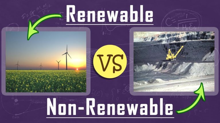 8 Difference Between Renewable and Non-Renewable Resources with ...