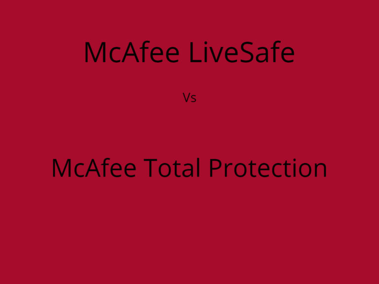 mcafee antivirus plus vs total protection