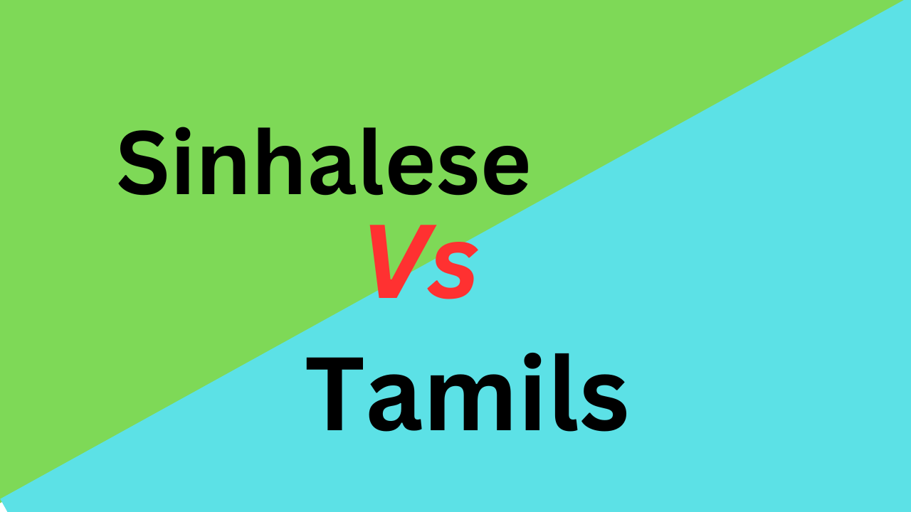 Main Difference Between Sinhalese and Tamils
